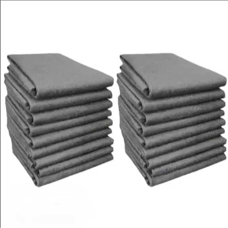 New Thickened Magic Microfiber Cleaning Cloth — Reusable, Streak-Free Rag for Windows, Glass, Cars; Super Absorbent, Lint-Free, Durable