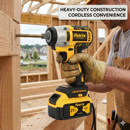 1/2-Inch Cordless Impact Wrench, 3-In-1 High-Torque Power Tool with Rechargeable Lithium Battery Pack, Station Charging Dock, Socket Set, Drill Bit Set & LED Lights, Mechanic Tools for DIY Enthusiasts, Automotive & Construction Use,Summervibes