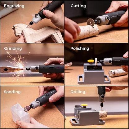 【Summervibes】Vmyth Cordless Rotary Tool Ipen E3, 67PCS, 22000 RPM, 8-Speed Engraving Pen for Sanding, Polishing, Drilling, Carving & Cutting Multi-Speed for Wood Metal Gemstone Carving Polishing Rotary Complete Tool Kit Set for DIY Crafts and 3D Printing