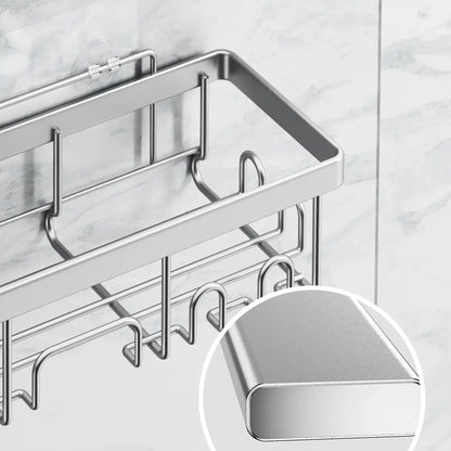【Veken】Shower Caddy 3-Pack / 6-Pack, Advanced Rustproof Design, No Drilling Adhesive Shelves, Rack with Soap Holder, Large Capacity Bathroom Organizers and Storage, Wall-Mounted Kitchen & Home Decor
