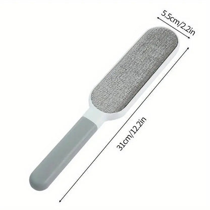 2 Pack Furniture Lint Remover Brushes, Double Sided Self Cleaning Loose Hair Catcher for Pet, Hair Cleaner for Clothes, Sofa, Carpet