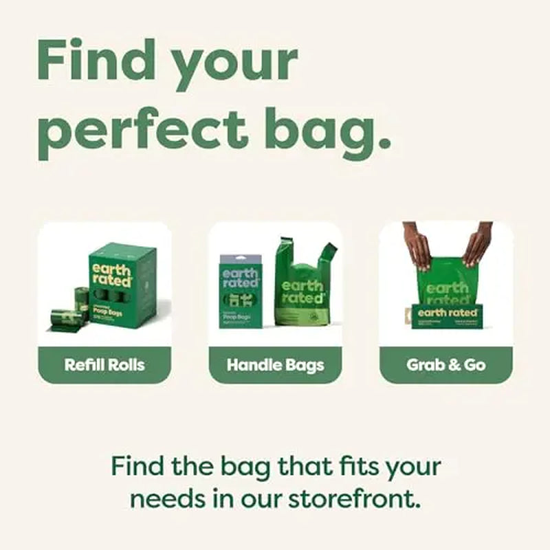 Earth Rated | Dog Poop Bags Value Pack, Leak-Proof and Extra-Thick Pet Waste Bag for Big and Small Dogs, Refill Rolls, Lavender Scented, 600 Count