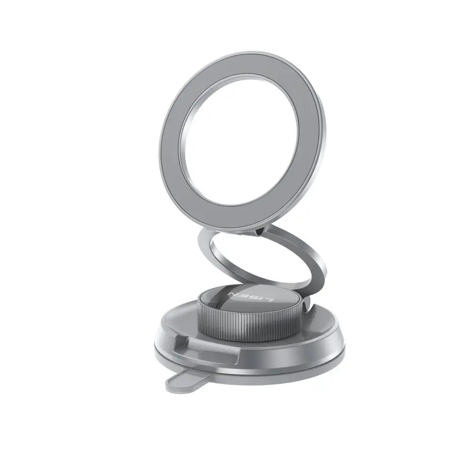 LISEN Car Phone Holder for Magsafe [All Metal &Nano Gel Super Strong Suction] 360 Adjustable Vacuum Magnetic Phone Holder for Car, Suction Cup Phone Mount for Iphone 17 Pro Max 16 15 14 13 12 #Summervibes