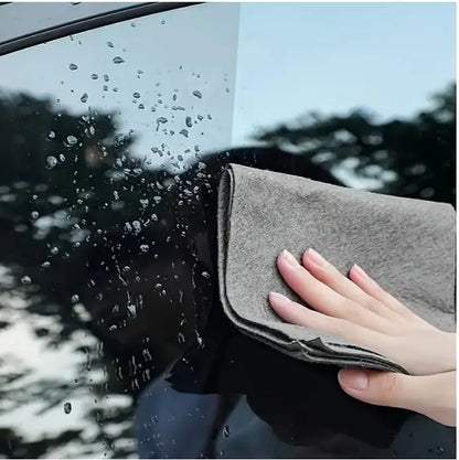 New Thickened Magic Microfiber Cleaning Cloth — Reusable, Streak-Free Rag for Windows, Glass, Cars; Super Absorbent, Lint-Free, Durable