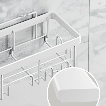 【Veken】Shower Caddy 3-Pack / 6-Pack, Advanced Rustproof Design, No Drilling Adhesive Shelves, Rack with Soap Holder, Large Capacity Bathroom Organizers and Storage, Wall-Mounted Kitchen & Home Decor