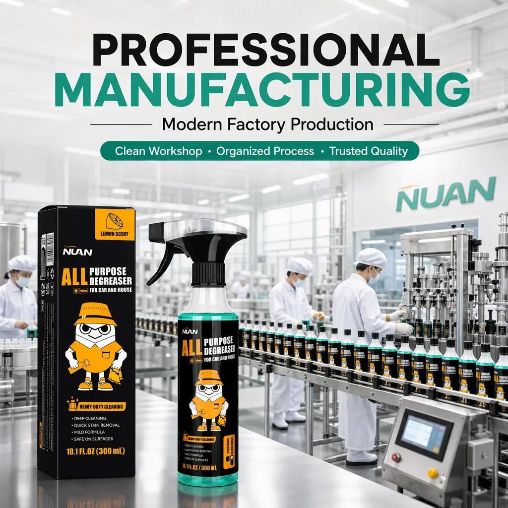Nuan Heavy Duty Degreaser Professional High-Efficiency Degreaser, Fast Grease & Grime Removal, Time-Saving & Labor-Saving!Nuan Heavy Duty Degreaser