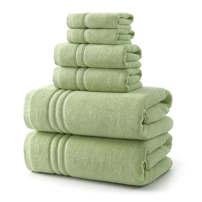 REDKISS Dark Gray Towels Set 6 Piece Cotton Towel Sets with 2 Bath Towels, 2 Hand, 2 Washcloths, 650GSM Hotel Quality, Soft, Highly Absorbent Towels for Bathroom Gym, Ideal Everyday Use