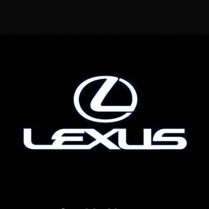 3D Shadow Lamp LED Door Logo Projector Cadillac SRX CT6 XTS ATS XT4 XT5 XT6 Dual Plug Water Pit Lamp Cadillac Welcome Light Car Door Projection Accessory