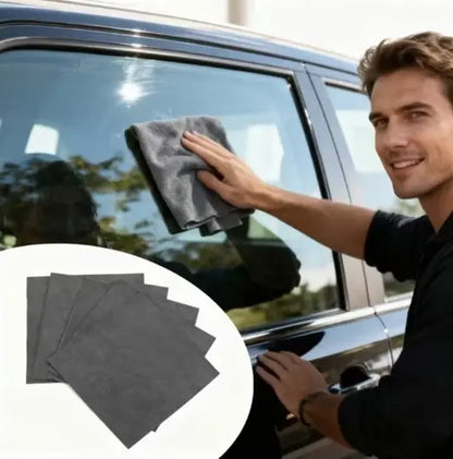New Thickened Magic Microfiber Cleaning Cloth — Reusable, Streak-Free Rag for Windows, Glass, Cars; Super Absorbent, Lint-Free, Durable