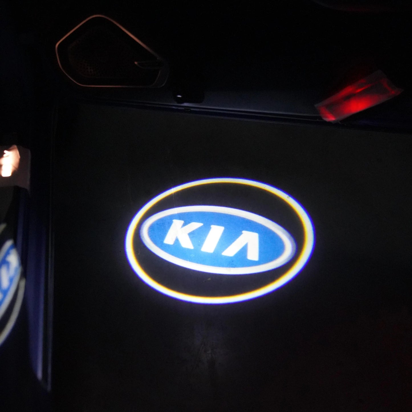 3D Shadow Lamp LED Door Logo Projector Cadillac SRX CT6 XTS ATS XT4 XT5 XT6 Dual Plug Water Pit Lamp Cadillac Welcome Light Car Door Projection Accessory