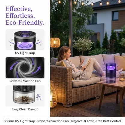 Zevo Flying Insect Trap,Bug Zapper,Mosquito Repellent Outdoor Patio,Bug Zapper Outdoor,Mosquito Zapper,Mosquito Trap,Indoor Bug Zapper,Flying Insect Trap,Uv Light Bug Zapper,With 18650 Battery Compartment,No Battery Included
