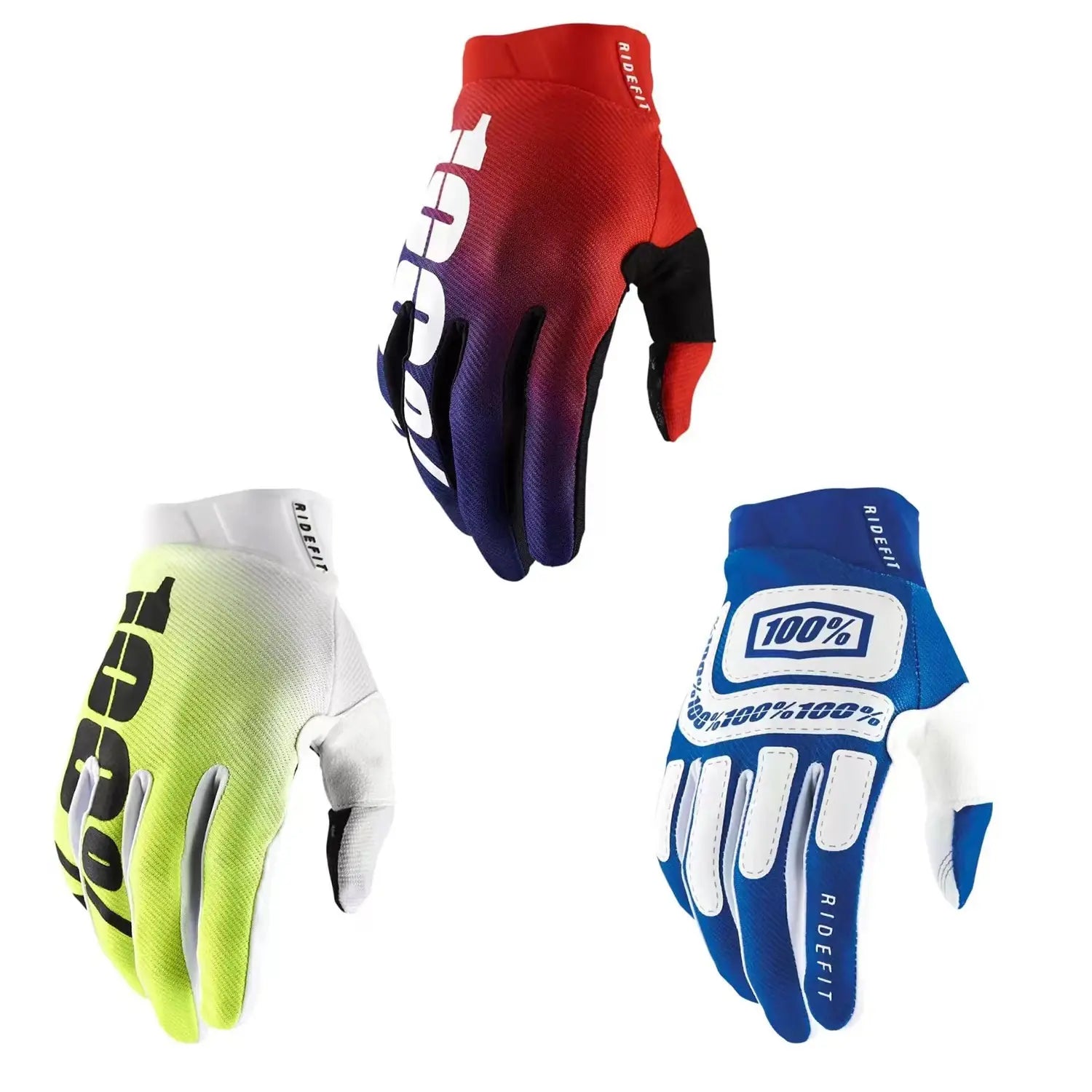 2026 Touchscreen Three-Color 100% Off-Road Motorcycle Long Finger Unisex Riding Wear-Resistant Outdoor Gloves
