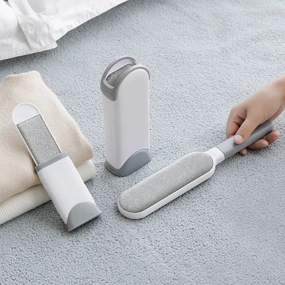 2 Pack Furniture Lint Remover Brushes, Double Sided Self Cleaning Loose Hair Catcher for Pet, Hair Cleaner for Clothes, Sofa, Carpet