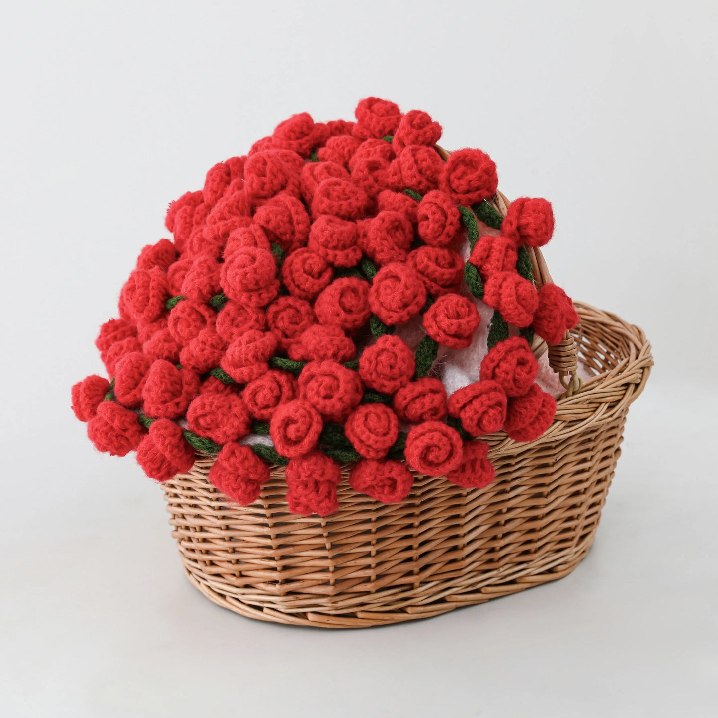 【Mother'S Day Gift】Crochet Flowers Bouquet Blanket, Handmade Rose Knitted Blanket, Romantic Gift for Girlfriend, Birthday, Anniversary, Wedding, Home Decor, Bed, Sofa, Sun Flower,Lily of the Valley#Summervibes