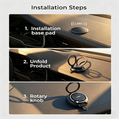 LISEN Car Phone Holder for Magsafe [All Metal &Nano Gel Super Strong Suction] 360 Adjustable Vacuum Magnetic Phone Holder for Car, Suction Cup Phone Mount for Iphone 17 Pro Max 16 15 14 13 12 #Summervibes