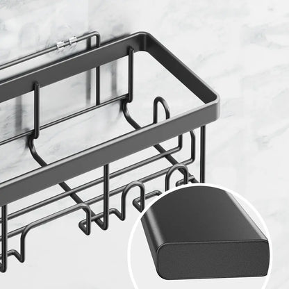 【Veken】Shower Caddy 3-Pack / 6-Pack, Advanced Rustproof Design, No Drilling Adhesive Shelves, Rack with Soap Holder, Large Capacity Bathroom Organizers and Storage, Wall-Mounted Kitchen & Home Decor