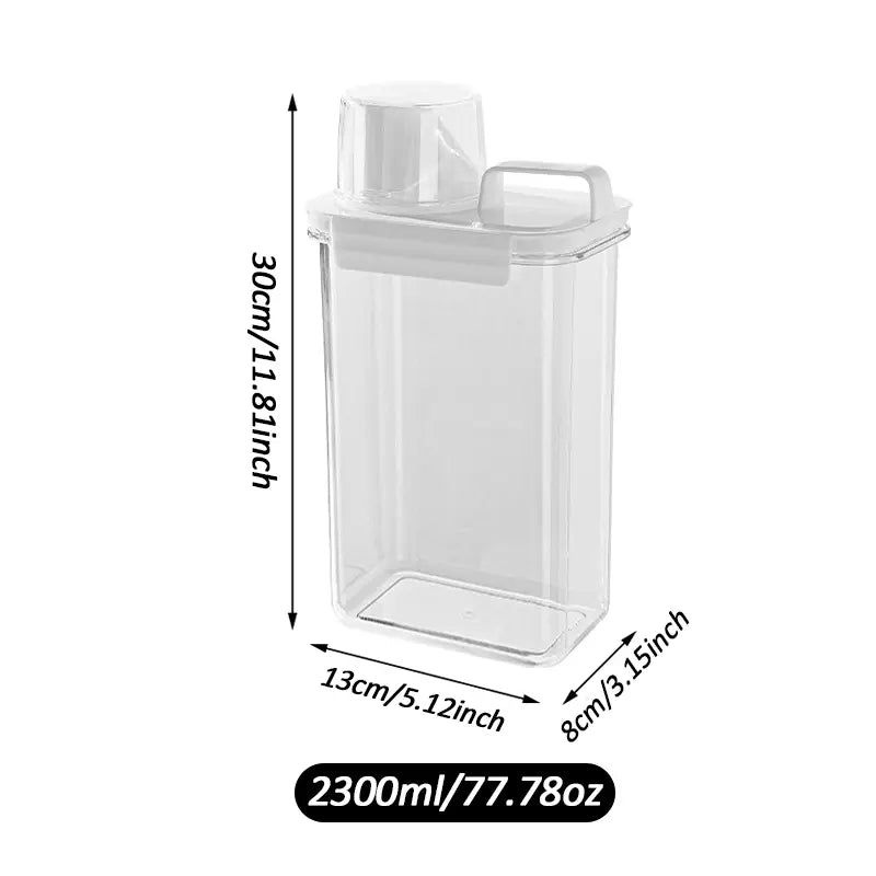Dog Food Storage Container, 2.5 Lbs(2300Ml) Airtight Pet Food Container, Cat Food Container Dispenser Plastic Bin, for Dogs Cats, Thickened and Upgraded Version